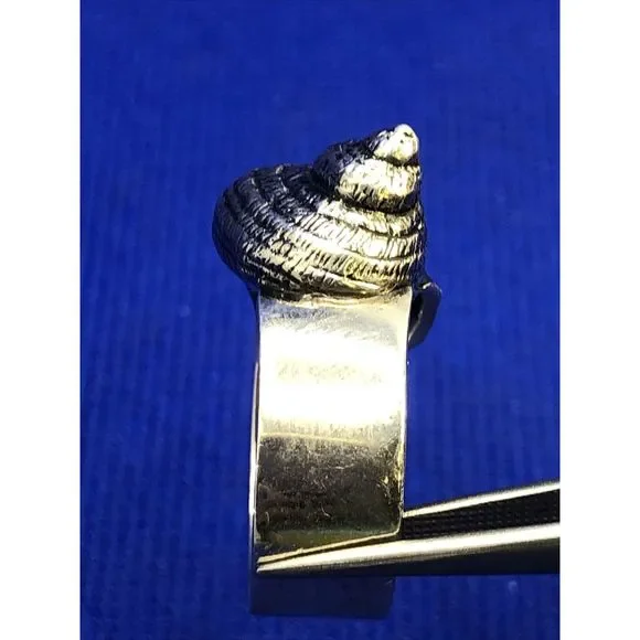 Mignon Faget 925 Sterling Silver Sea Collection Moon Snail Statement Ring - Picture 11 of 12